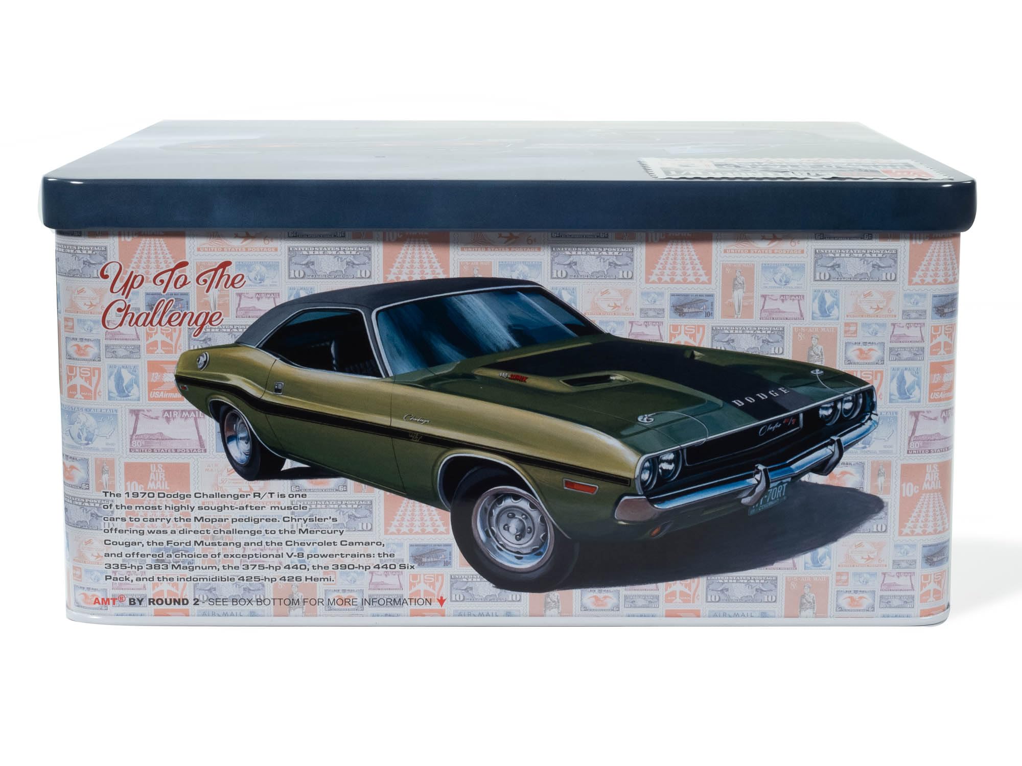 Amazon.com: AMT 1970 Dodge Challenger USPS 1:25 Scale Model Kit